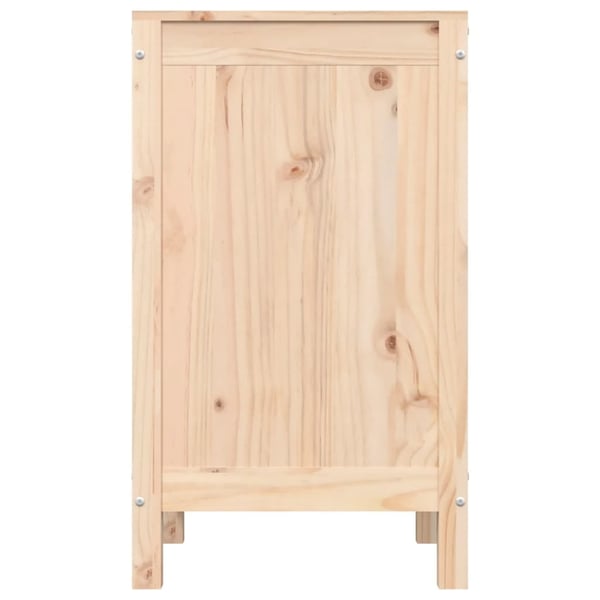 vidaXL Skittentøyskurv 44x44x76 cm heltre furu