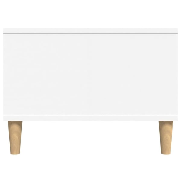 vidaXL Salongbord hvit 90x50x36,5 cm konstruert tre