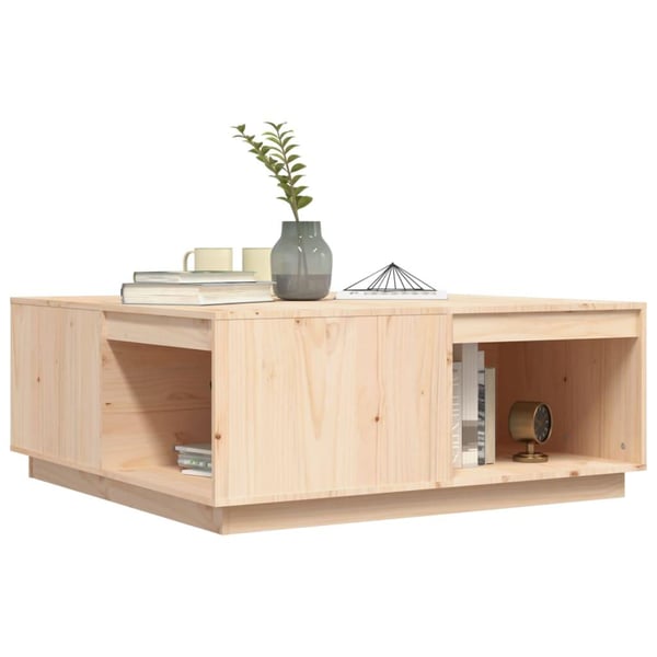 vidaXL sofabord 100x101x40,5 cm massivt fyrretræ