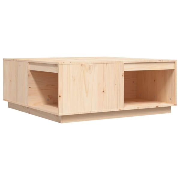 vidaXL sofabord 100x101x40,5 cm massivt fyrretræ