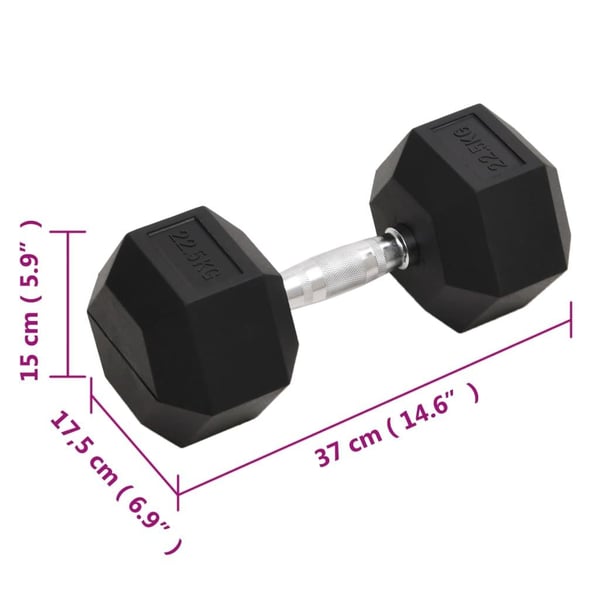 vidaXL Manual 22,5 kg støpejern