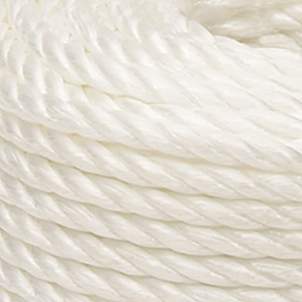 vidaXL Arbeidstau hvit 16 mm 100 m polypropylen