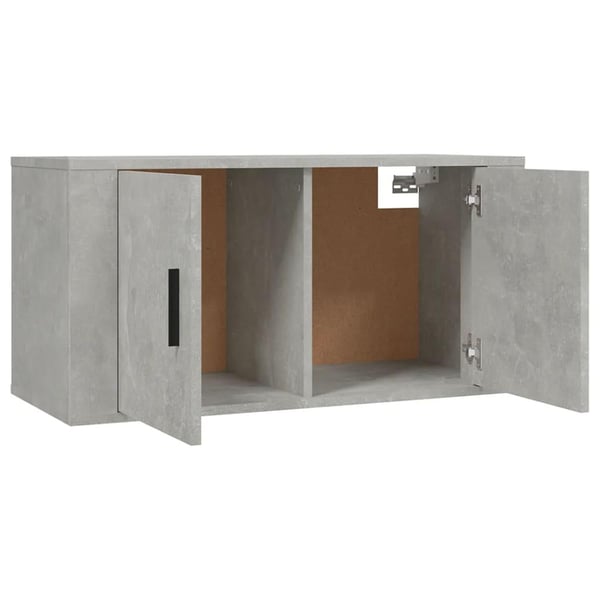 vidaXL Vegghengte TV-benk betonggrå 30,5x30x30 cm