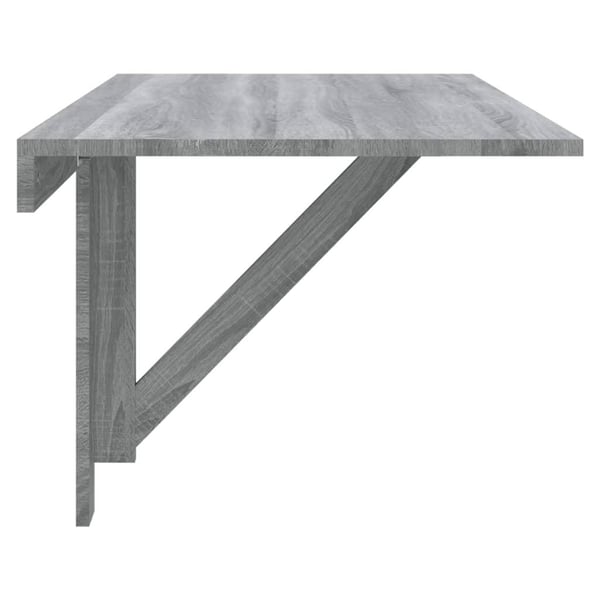 vidaXL Klaffipöytä seinälle harmaa Sonoma 100x60x56 cm tekninen puu