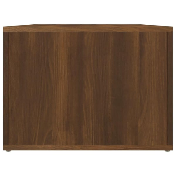vidaXL Salongbord brun eik 80x50x36 cm konstruert tre