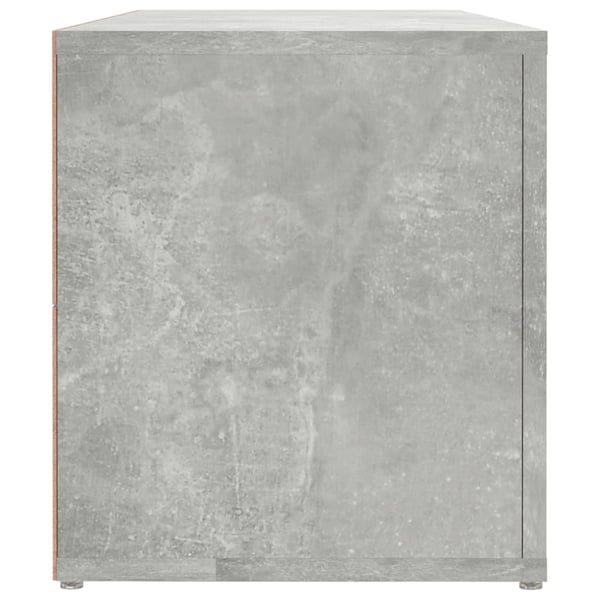 vidaXL TV-taso betoninharmaa 100x31,5x35 cm tekninen puu