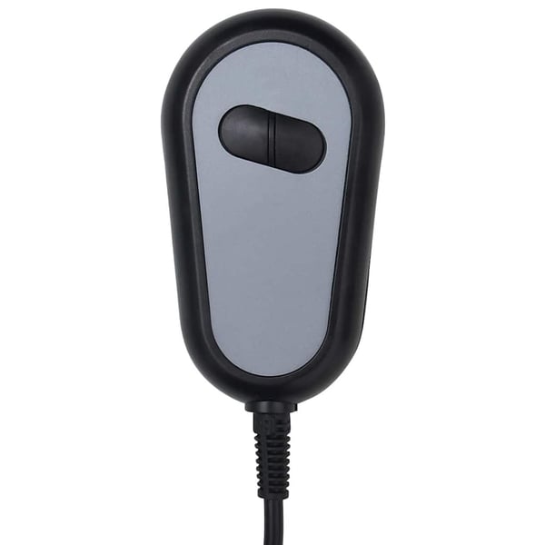 vidaXL eldrevet massagestol stof sort