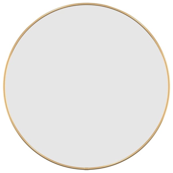 vidaXL Seinäpeili kulta Ø 50 cm pyöreä