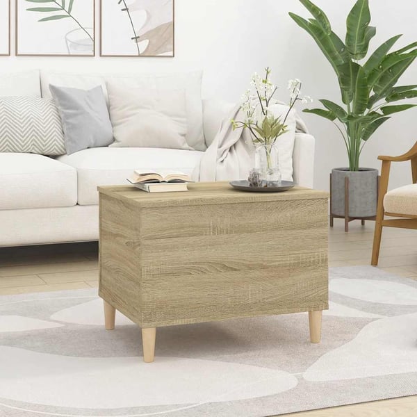 vidaXL Salongbord sonoma eik 60x44,5x45 cm konstruert tre