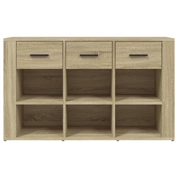 vidaXL skænk 100x30x59,5 cm konstrueret træ sonoma-eg