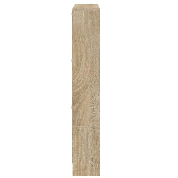 vidaXL Skoskap eik 59x17x108 cm konstruert tre