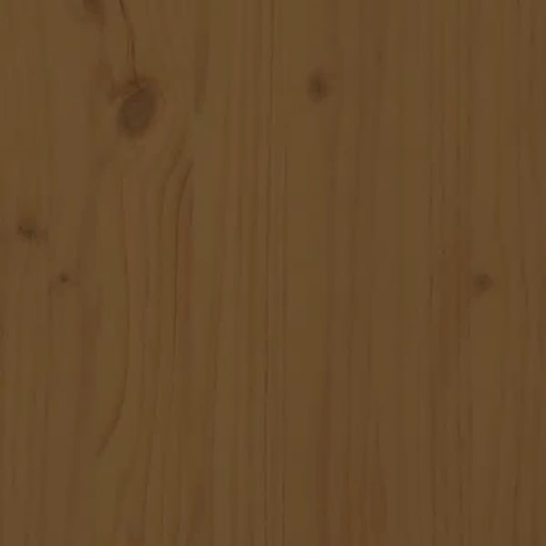 vidaXL skænk 120x35x80 cm massivt fyrretræ gyldenbrun
