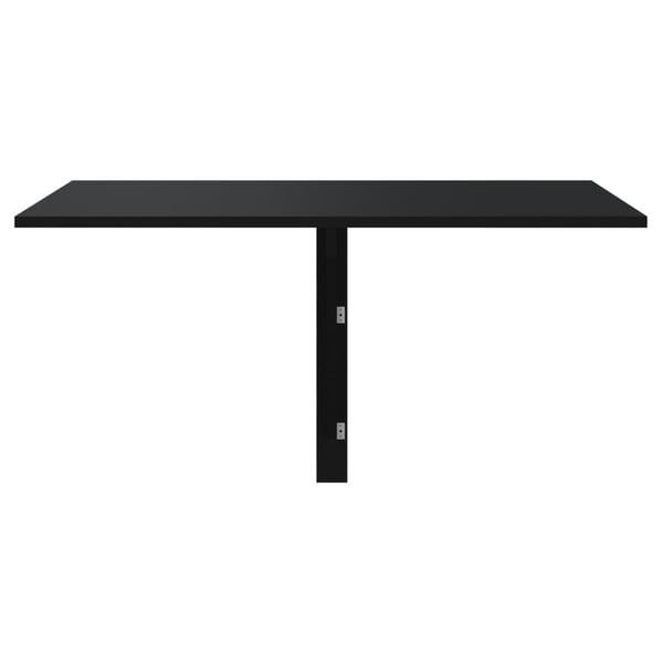 vidaXL Sammenleggbart veggbord svart 100x60x56 cm konstruert tre