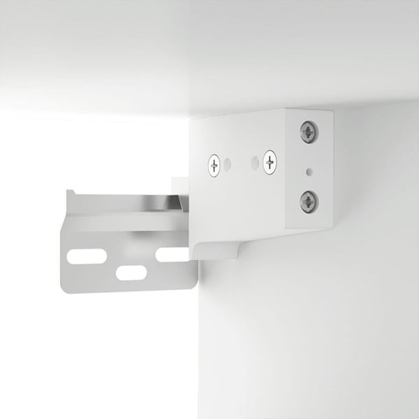 vidaXL Veggmontert TV-benk hvit 100x34,5x40 cm