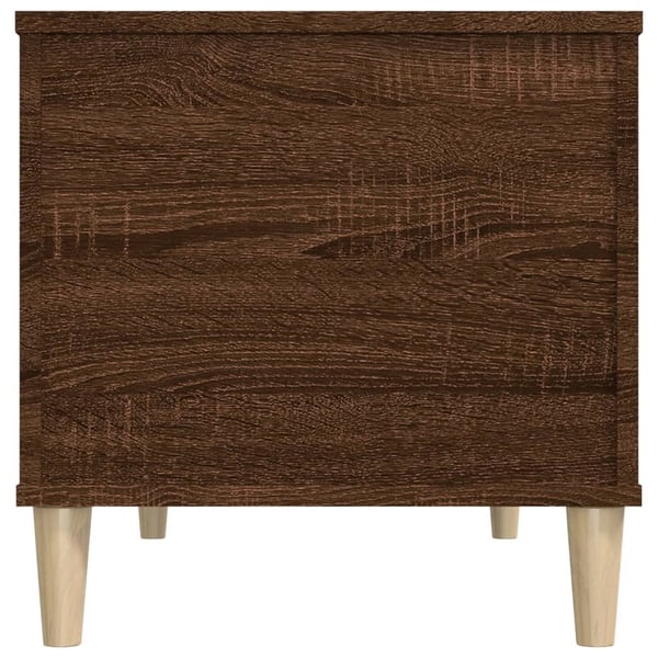 vidaXL Salongbord brun eik 90x44,5x45 cm konstruert tre