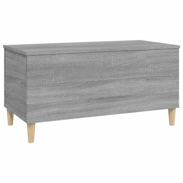 vidaXL Salongbord grå sonoma 90x44,5x45 cm konstruert tre