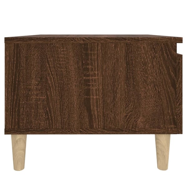 vidaXL Sidebord brun eik 50x46x35 cm konstruert tre