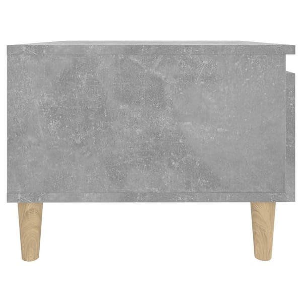 vidaXL Sidebord 2 stk betonggrå 50x46x35 cm konstruert tre