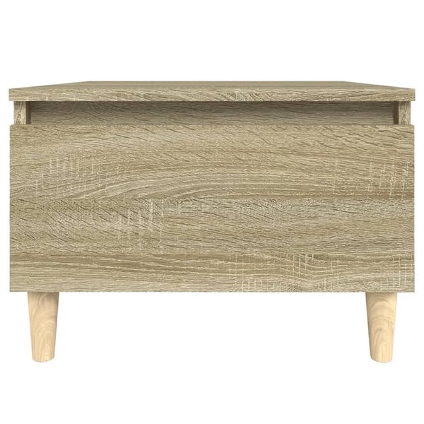 vidaXL Sidebord sonoma eik 50x46x35 cm konstruert tre