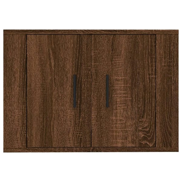 vidaXL væghængt tv-skab 57x34,5x40 cm brun egetræsfarve