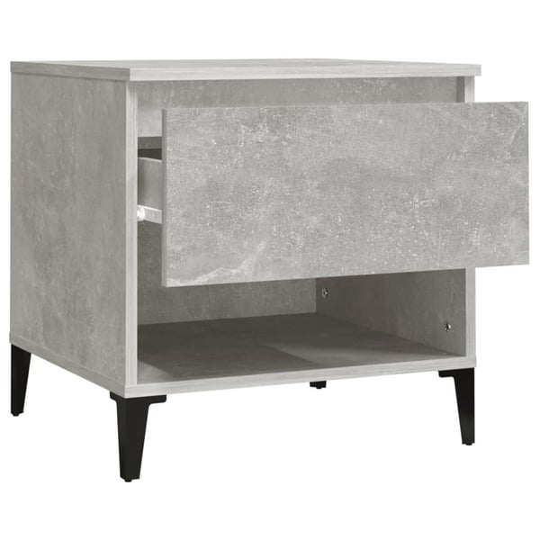 vidaXL sidebord 50x46x50 cm konstrueret træ betongrå
