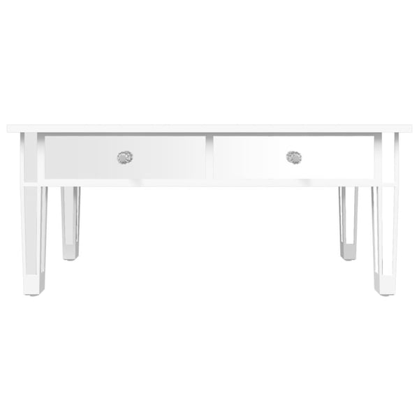 vidaXL Soffbord med spegel 106x45x45 cm konstruerat trä och glas