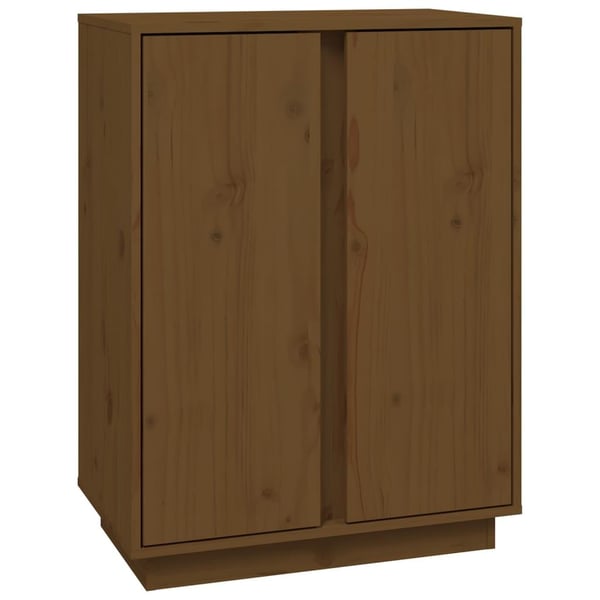 vidaXL Senkki hunajanruskea 60x35x80 cm täysi mänty
