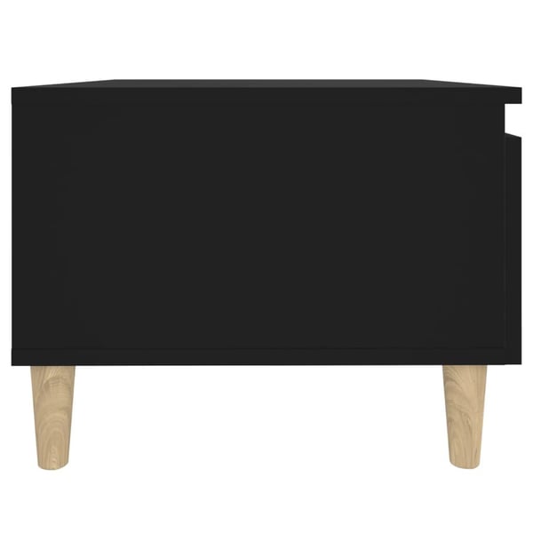 vidaXL sideborde 2 stk. 50x46x35 cm konstrueret træ sort
