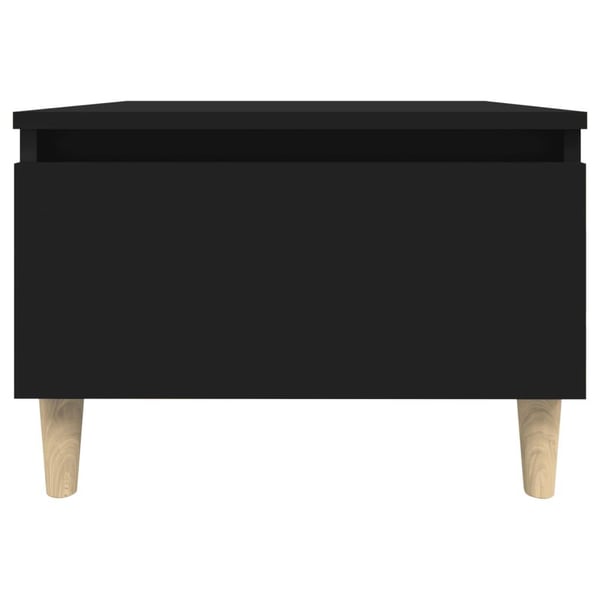 vidaXL sideborde 2 stk. 50x46x35 cm konstrueret træ sort