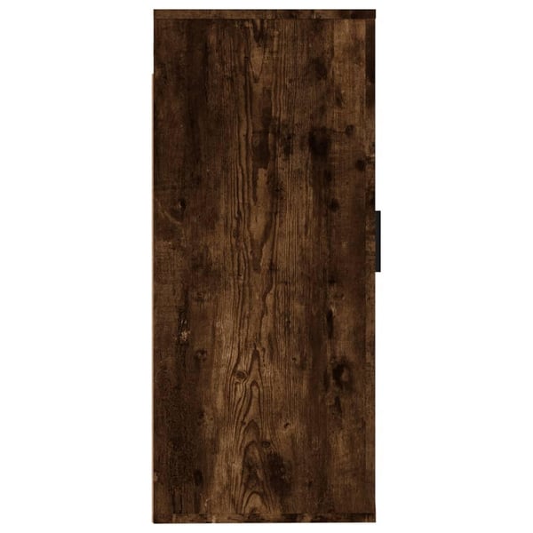vidaXL væghængt tv-skab 40x34,5x80 cm røget egetræ