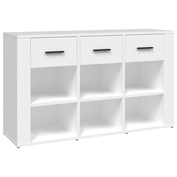 vidaXL Skjenk hvit 100x30x59,5 cm konstruert tre