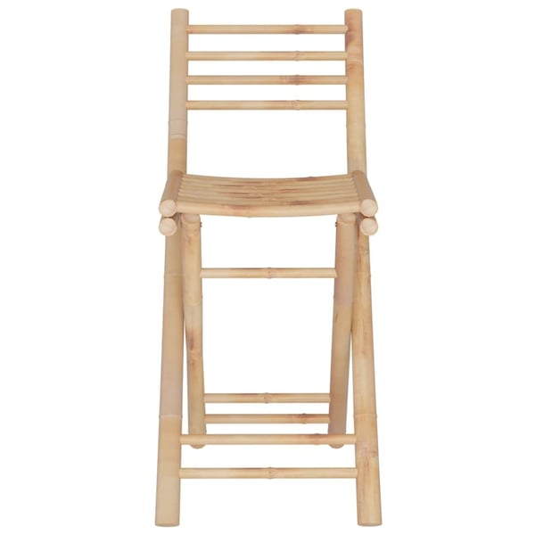 vidaXL Barsett 3 deler bambus