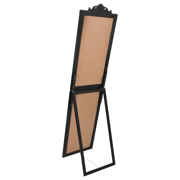 vidaXL Frittstående speil svart 45x180 cm