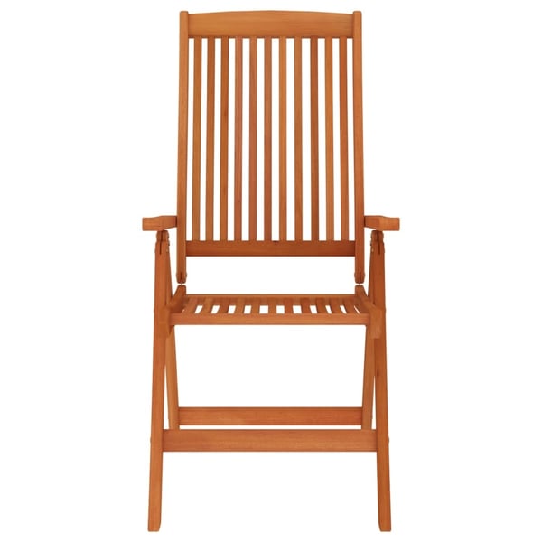 vidaXL Klappstoler 8 stk heltre eukalyptus