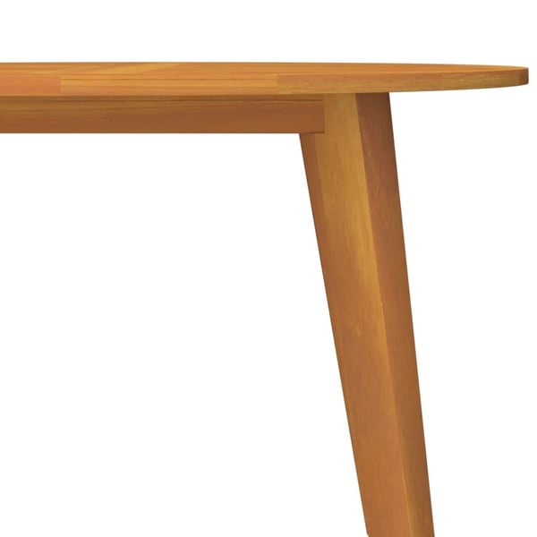 vidaXL Hagebord Ø110x75 cm heltre akasie