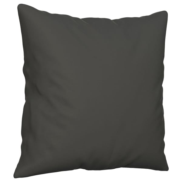 vidaXL pyntepuder 2 stk. 40x40 cm mikrofiberstof mørkegrå