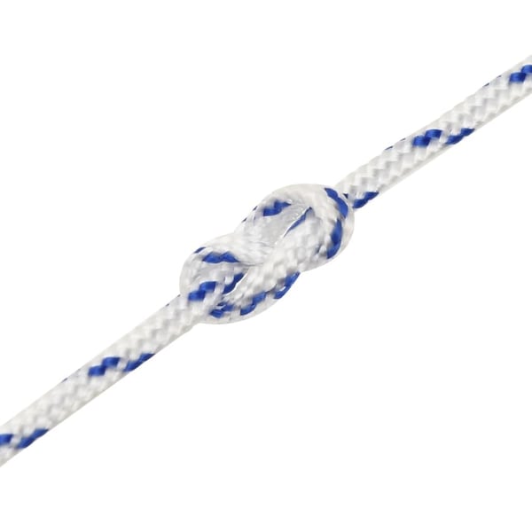 vidaXL Veneköysi valkoinen 2 mm 100 m polypropeeni