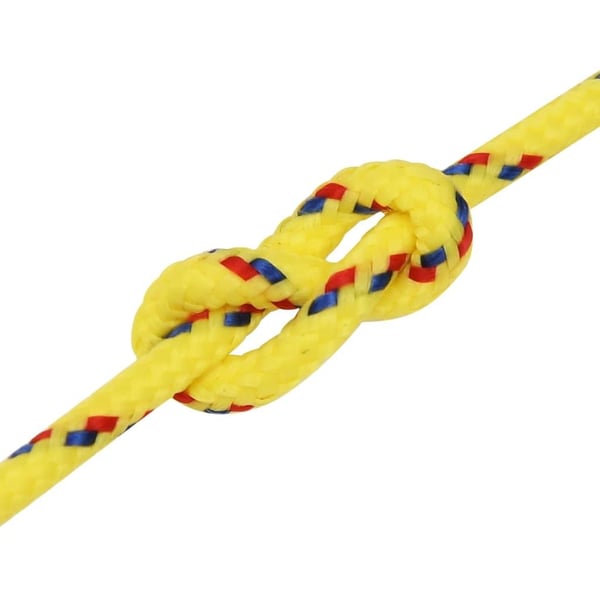 vidaXL Båttau gul 2 mm 250 m polypropylen