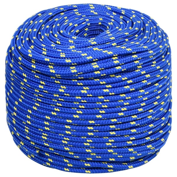 vidaXL Veneköysi sininen 6 mm 50 m polypropeeni