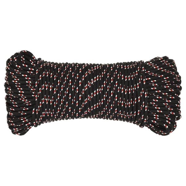 vidaXL Veneköysi musta 5 mm 50 m polypropeeni