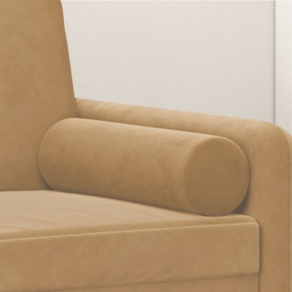 vidaXL pyntepuder 2 stk. Ø15x50 cm velour brun