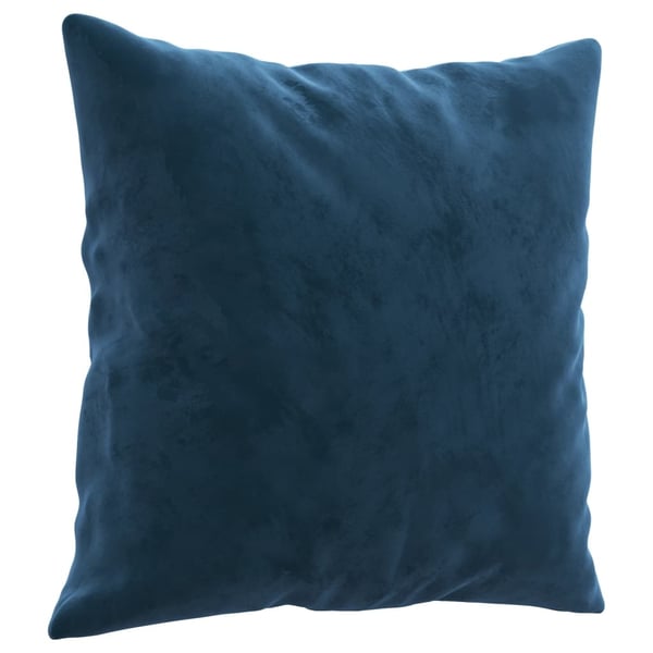 vidaXL pyntepuder 2 stk. 40x40 cm velour blå