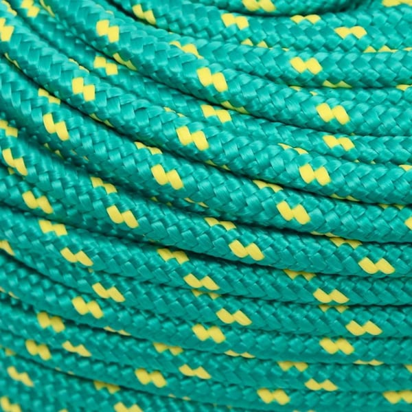 vidaXL Veneköysi vihreä 8 mm 100 m polypropeeni