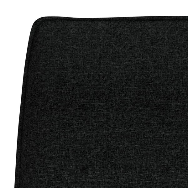 vidaXL bænk 100x75x76 cm stof sort