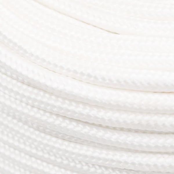 vidaXL Båttau helhvit 8 mm 250 m polypropylen