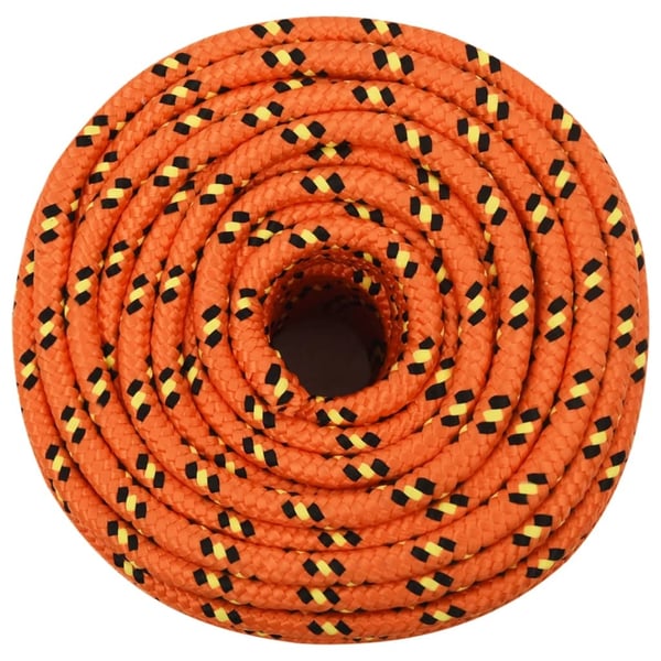 vidaXL Båttau oransje 14 mm 50 m polypropylen