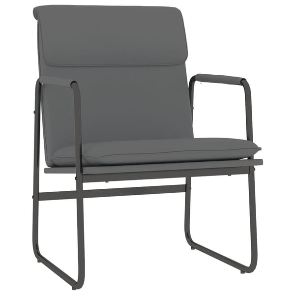 vidaXL loungestol 55x64x80 cm kunstlæder grå