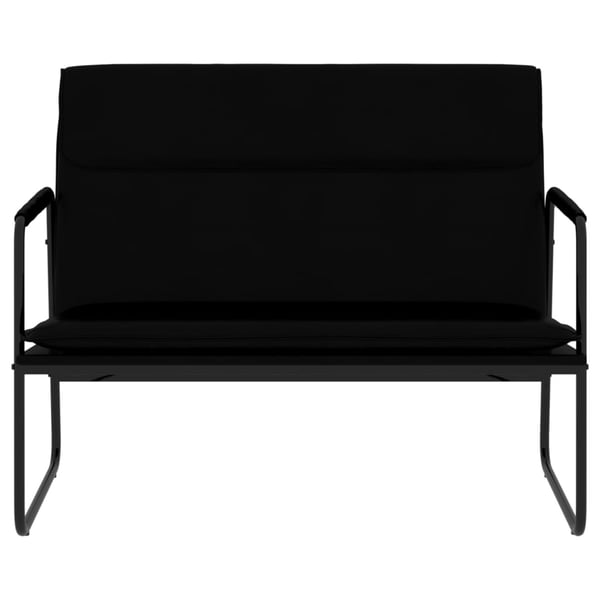 vidaXL bænk 100x64x80 cm kunstlæder sort