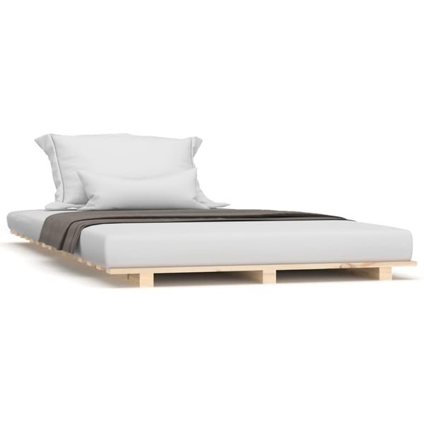 vidaXL Sengeramme 90x190 cm heltre furu