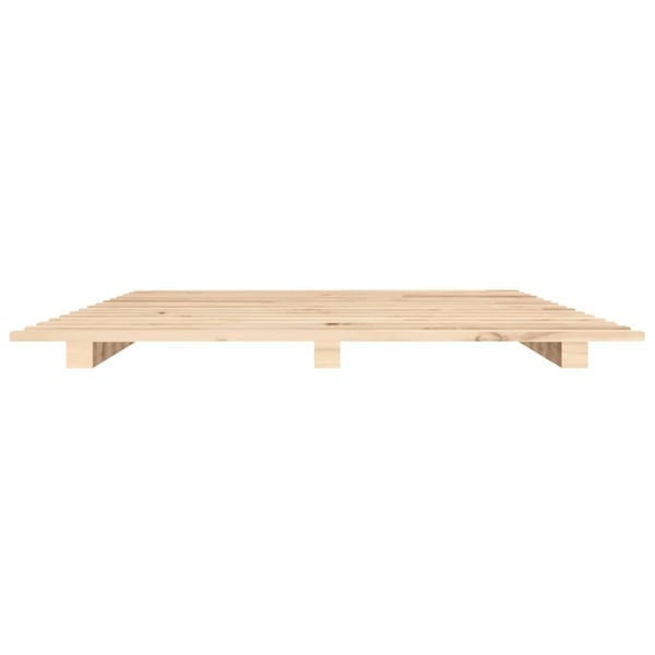 vidaXL Sengeramme 140x200 cm heltre furu